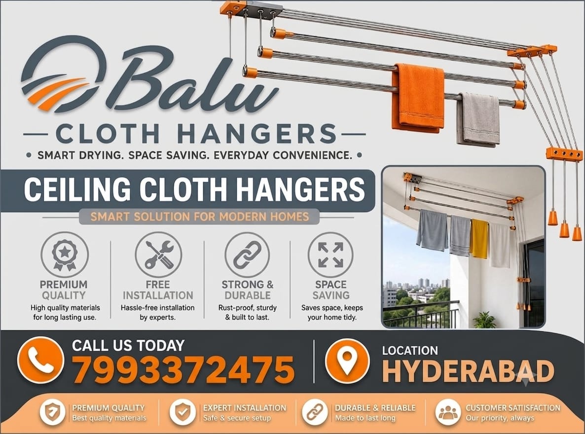 Ceiling cloth hanger installation